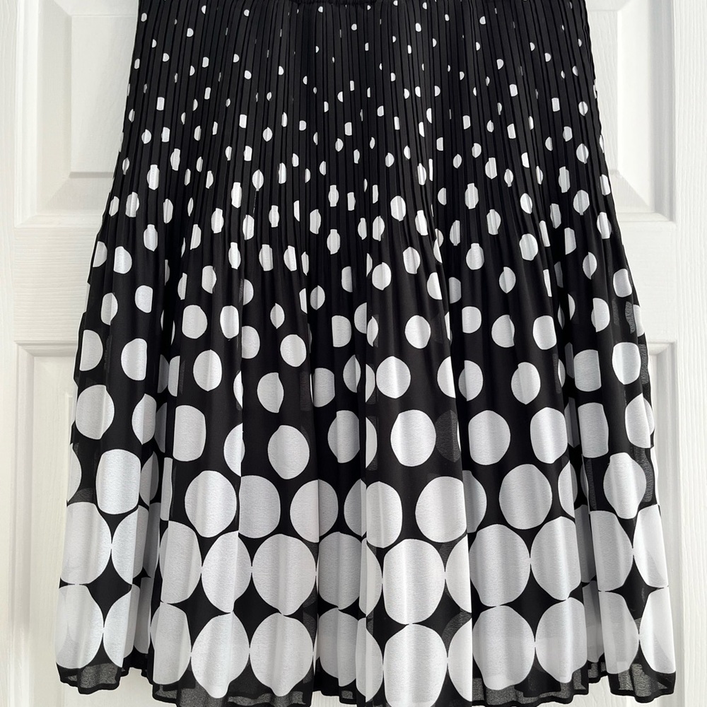 Black & White Polka Dot Skirt